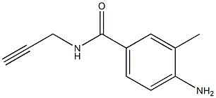 4-amino-3-methyl-N-prop-2-ynylbenzamide 结构式