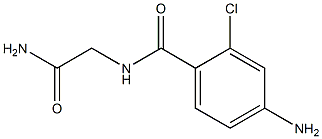 4-amino-N-(2-amino-2-oxoethyl)-2-chlorobenzamide 结构式