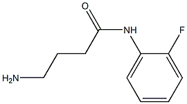 4-amino-N-(2-fluorophenyl)butanamide 结构式