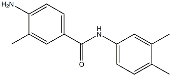 4-amino-N-(3,4-dimethylphenyl)-3-methylbenzamide 结构式