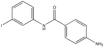 4-amino-N-(3-iodophenyl)benzamide 结构式