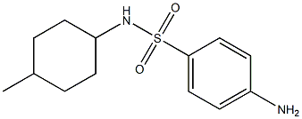 4-amino-N-(4-methylcyclohexyl)benzenesulfonamide 结构式