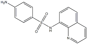 4-amino-N-(quinolin-8-yl)benzene-1-sulfonamide 结构式