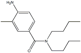 4-amino-N,N-dibutyl-3-methylbenzamide 结构式