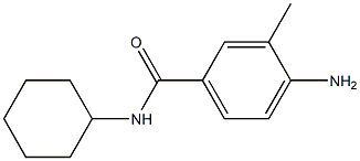 4-amino-N-cyclohexyl-3-methylbenzamide 结构式
