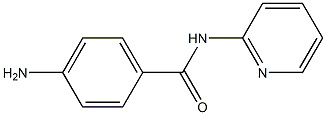 4-amino-N-pyridin-2-ylbenzamide 结构式