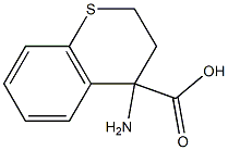 4-aminothiochromane-4-carboxylic acid 结构式