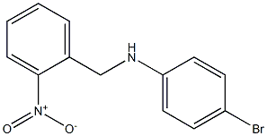 4-bromo-N-[(2-nitrophenyl)methyl]aniline 结构式