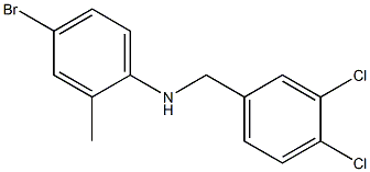 4-bromo-N-[(3,4-dichlorophenyl)methyl]-2-methylaniline 结构式