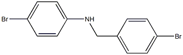4-bromo-N-[(4-bromophenyl)methyl]aniline 结构式