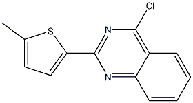 4-chloro-2-(5-methylthiophen-2-yl)quinazoline 结构式