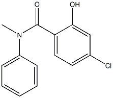 4-chloro-2-hydroxy-N-methyl-N-phenylbenzamide 结构式