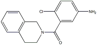 4-chloro-3-(3,4-dihydroisoquinolin-2(1H)-ylcarbonyl)aniline 结构式