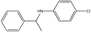 4-chloro-N-(1-phenylethyl)aniline 结构式