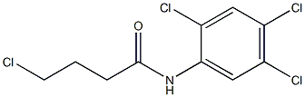 4-chloro-N-(2,4,5-trichlorophenyl)butanamide 结构式