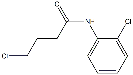 4-chloro-N-(2-chlorophenyl)butanamide 结构式