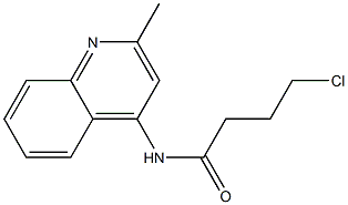 4-chloro-N-(2-methylquinolin-4-yl)butanamide 结构式