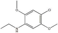 4-chloro-N-ethyl-2,5-dimethoxyaniline 结构式
