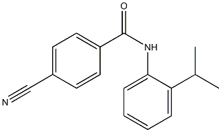 4-cyano-N-(2-isopropylphenyl)benzamide 结构式