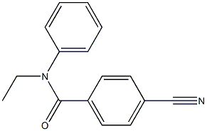 4-cyano-N-ethyl-N-phenylbenzamide 结构式