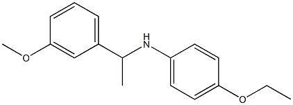 4-ethoxy-N-[1-(3-methoxyphenyl)ethyl]aniline 结构式