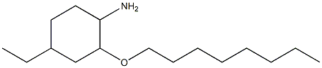 4-ethyl-2-(octyloxy)cyclohexan-1-amine 结构式