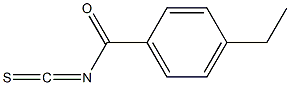 4-ethylbenzoyl isothiocyanate 结构式