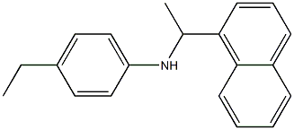 4-ethyl-N-[1-(naphthalen-1-yl)ethyl]aniline 结构式
