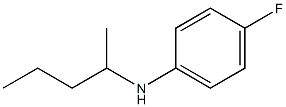 4-fluoro-N-(pentan-2-yl)aniline 结构式