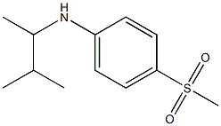 4-methanesulfonyl-N-(3-methylbutan-2-yl)aniline 结构式