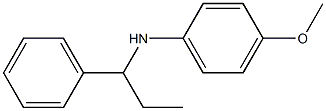 4-methoxy-N-(1-phenylpropyl)aniline 结构式