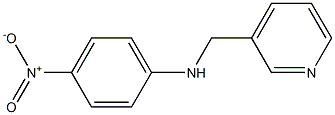 4-nitro-N-(pyridin-3-ylmethyl)aniline 结构式