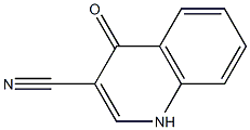 4-oxo-1,4-dihydroquinoline-3-carbonitrile 结构式