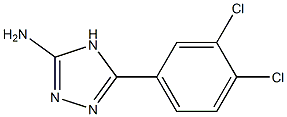 5-(3,4-dichlorophenyl)-4H-1,2,4-triazol-3-amine 结构式