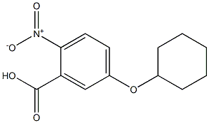 5-(cyclohexyloxy)-2-nitrobenzoic acid 结构式