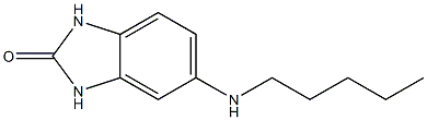 5-(pentylamino)-2,3-dihydro-1H-1,3-benzodiazol-2-one 结构式