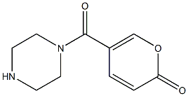 5-(piperazin-1-ylcarbonyl)-2H-pyran-2-one 结构式