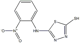 5-[(2-nitrophenyl)amino]-1,3,4-thiadiazole-2-thiol 结构式