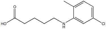 5-[(5-chloro-2-methylphenyl)amino]pentanoic acid 结构式