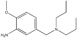 5-[(dipropylamino)methyl]-2-methoxyaniline 结构式