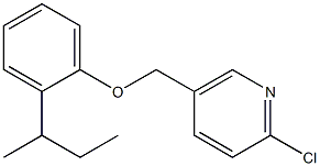 5-[2-(butan-2-yl)phenoxymethyl]-2-chloropyridine 结构式