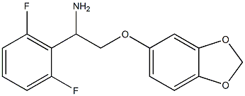 5-[2-amino-2-(2,6-difluorophenyl)ethoxy]-2H-1,3-benzodioxole 结构式