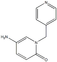 5-amino-1-(pyridin-4-ylmethyl)-1,2-dihydropyridin-2-one 结构式