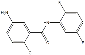 5-amino-2-chloro-N-(2,5-difluorophenyl)benzamide 结构式