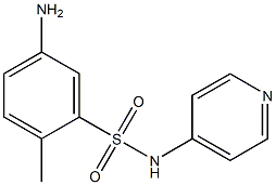 5-amino-2-methyl-N-(pyridin-4-yl)benzene-1-sulfonamide 结构式