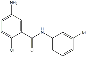 5-amino-N-(3-bromophenyl)-2-chlorobenzamide 结构式