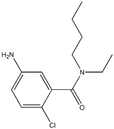 5-amino-N-butyl-2-chloro-N-ethylbenzamide 结构式