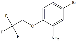 5-bromo-2-(2,2,2-trifluoroethoxy)aniline 结构式