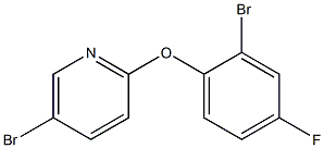 5-bromo-2-(2-bromo-4-fluorophenoxy)pyridine 结构式