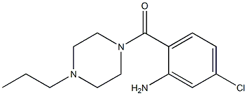 5-chloro-2-[(4-propylpiperazin-1-yl)carbonyl]aniline 结构式